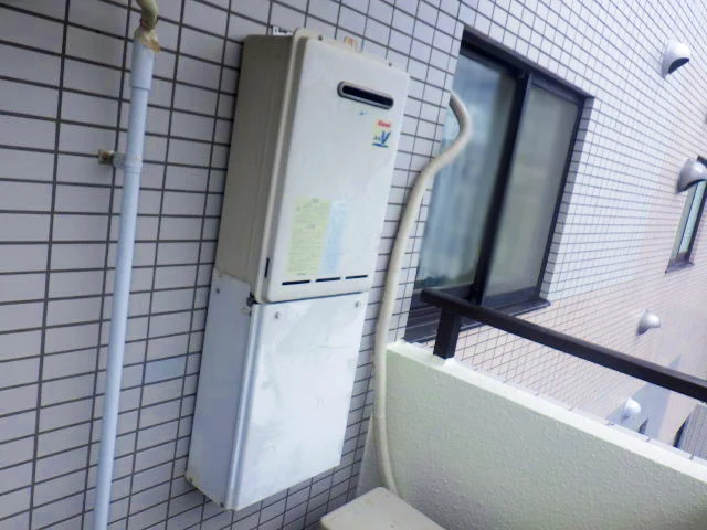 作業前の給湯器の状況