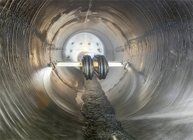 貯湯槽の槽内の状況